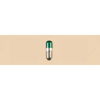 Auhagen 55752 E 5,5 Glühlampe mit Schraubsockel (Zylinder) grün, 16 V