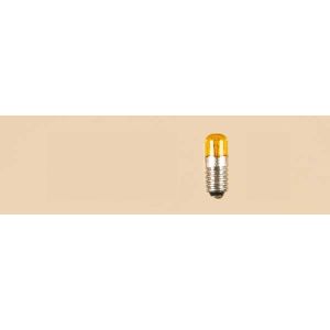 Auhagen 55753 E 5,5 Glühlampe mit Schraubsockel (Zylinder) gelb, 16 V