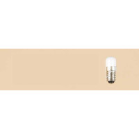Auhagen 55754 E 5,5 Glühlampe mit Schraubsockel (Zylinder) opal, 16 V