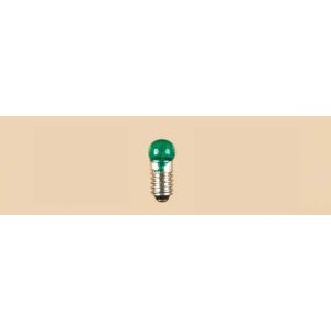 Auhagen 56782 E 5,5 Glühlampe mit Schraubsockel (Kugel) grün, 19 V