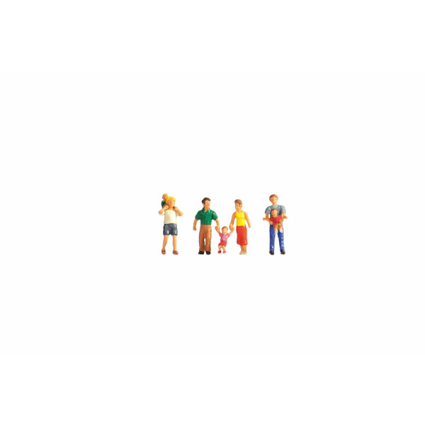 Noch 15592 Eltern & Kinder, 7 Figuren, H0