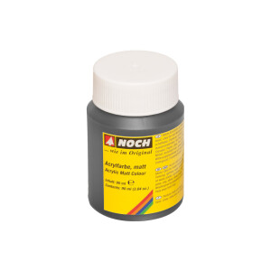Noch 61197 Acrylfarbe matt, schwarz, 90 ml