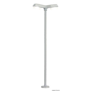 Viessmann 6498 Straßenleuchte modern, doppelt, LED...