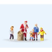 Preiser 29098 Weihnachtsmann mit Kindern, H0