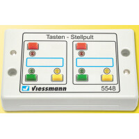 Viessmann 5548 Tasten-Stellpult, rückmeldefähig, 3-begriffig