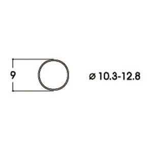 Roco 40069 Haftringsatz DC Gleichstrom,dm 10,3 - 12,8 mm, H0