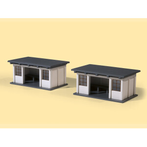 Auhagen 13330 2 bus shelters, TT