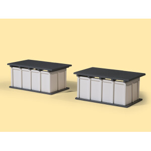 Auhagen 13330 2 bus shelters, TT
