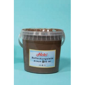 Heki 3401 Beflockungsleim, braun, 500 ml