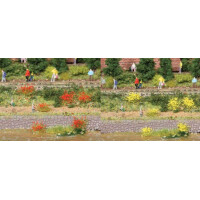 Heki 1804 100 gras tufts yellow-red