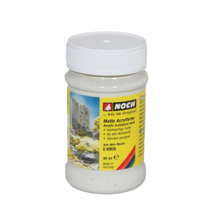 Noch 61190 Acrylfarbe matt, weiß, 90 ml