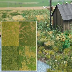 Busch 1300 »Groundcover« Set - 4 pieces, N-H0