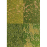 Busch 1300 »Groundcover« Set - 4 pieces, N-H0
