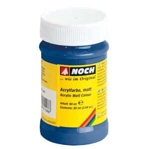 Noch 61188 Acrylfarbe matt, blau, 90 ml