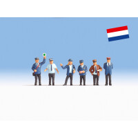 Noch 15268 Dutch Railway Officials, 6 figures, H0