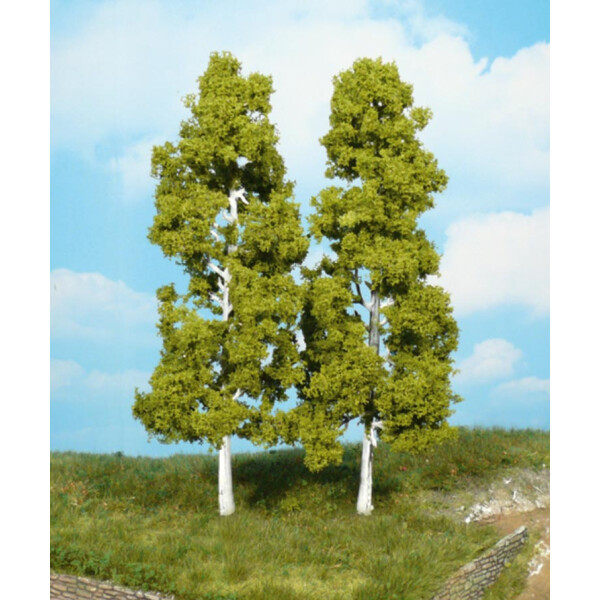 Heki 1920 2 birch-trees, 18 cm, TT-H0