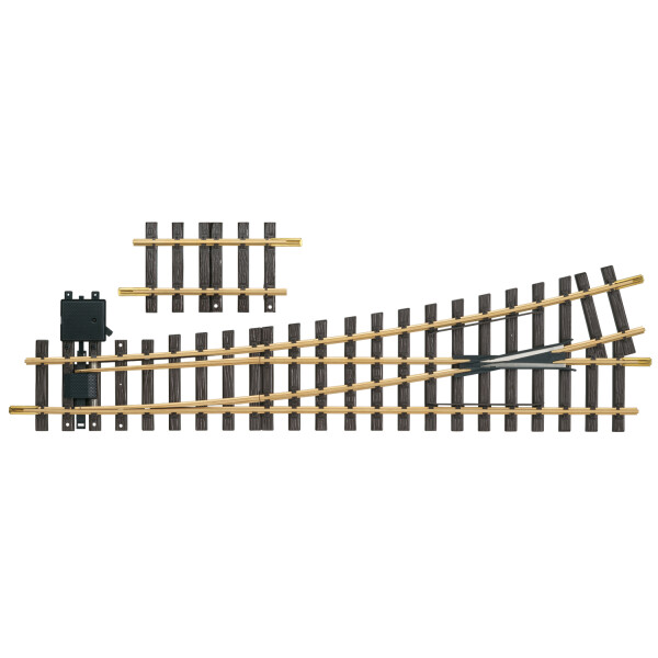 LGB 18150 Handweiche links, R5/15°, IIm