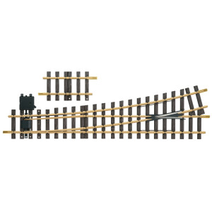 LGB 18150 Handweiche links, R5/15°, IIm