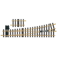 LGB 18150 Handweiche links, R5/15°, IIm