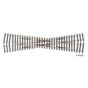 Tillig 85263 Kreuzung H0 links/H0m rechts, Länge 232 mm