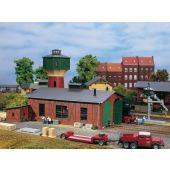 Auhagen 11403 Two-road engine shed, H0