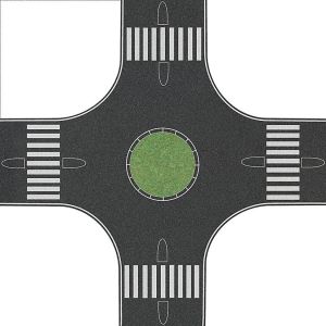 Busch 1101 Roundabout (traffic circle), H0