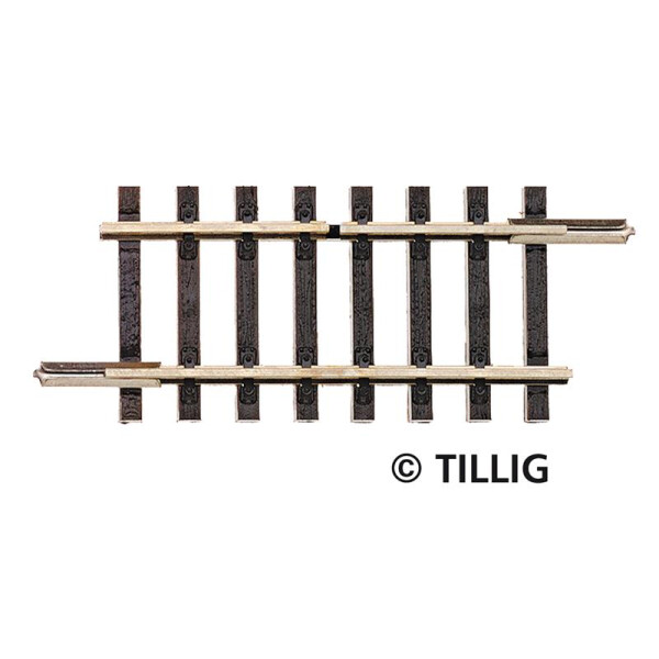 Tillig 83155 Unterbrechergleis, Länge 41,5 mm,  einseitig getrennt, TT