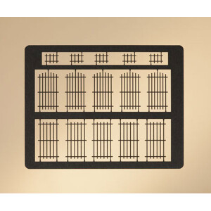 Auhagen 80201 Fenstergitter, H0