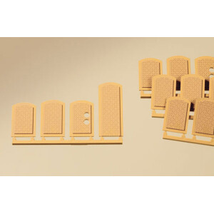 Auhagen 80206 Blind windows yellow, H0