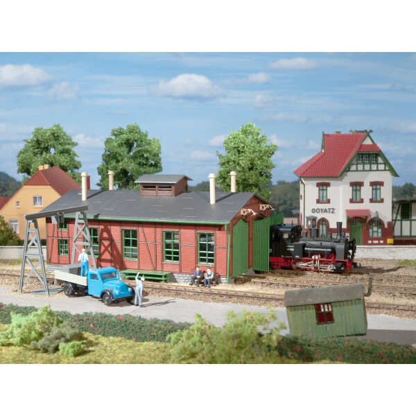 Auhagen 11355 Lokschuppen für Schmalspurbahnen, H0e/m