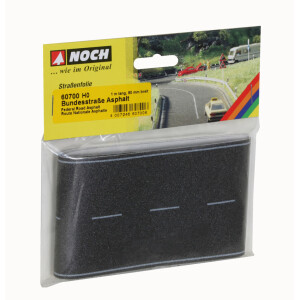 Noch 60700 Bundesstraße Asphalt, 1 m lang, H0