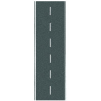 Noch 60700 Bundesstraße Asphalt, 1 m lang, H0