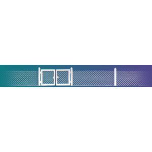 Busch 6019 Chain-link fence, H0