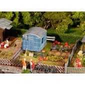 Faller 180490 Allotments with contractors trailer, H0