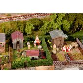 Faller 180494 2 allotments with sheds, H0