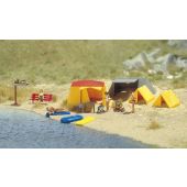 Busch 6026 Motiv-Set: Ein kleiner Campingplatz, H0