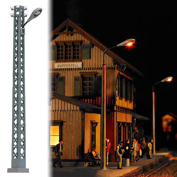Busch 4131 Gittermast-Lampe, H0