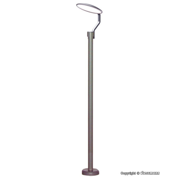 Viessmann 6025 Straßenleuchte Avantgarde, LED warmweiß, 75 mm hoch, H0