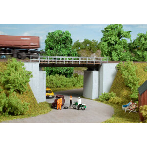 Auhagen 11428 Kleine Brücke, H0 (TT geeignet)