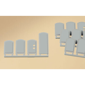 Auhagen 80207 Blind windows cleaned, H0