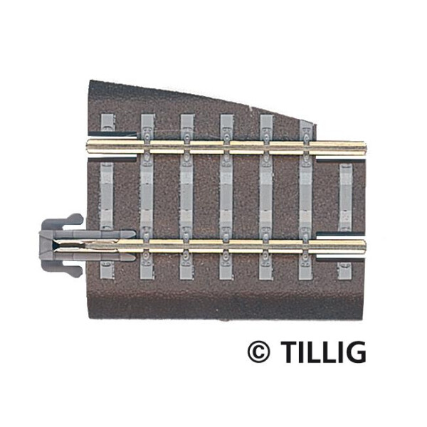Tillig 83721 Weichenabgang G5, rechts - Länge 36 mm, TT