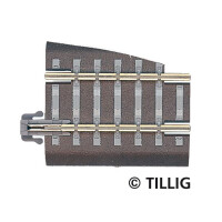 Tillig 83721 Weichenabgang G5, rechts - Länge 36 mm, TT