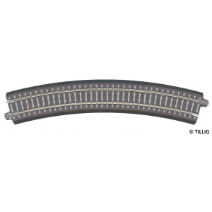 Tillig 83706 Gebogenes Gleis R21 - 353 mm /30°, TT