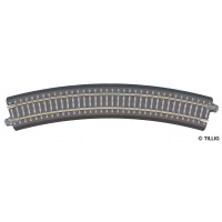 Tillig 83706 Gebogenes Gleis R21 - 353 mm /30°, TT