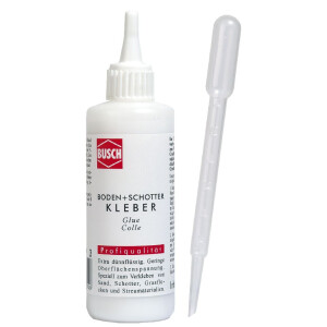 Busch 7593 Boden- und Schotterkleber, 125 ml