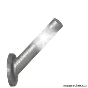 Viessmann 6016 Wandleuchte in Edelstahldesign, LED...