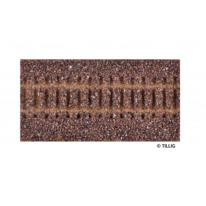 Tillig 86501 Gleisbettung gerade - Länge 114 mm, H0