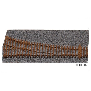 Tillig 86561 Gleisbettung Elitegleis hell (grau) für...