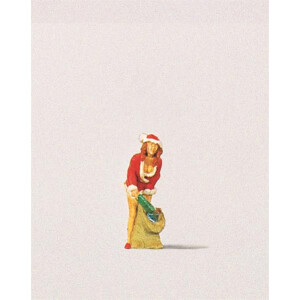 Preiser 29028 Christmas Girl mit Gabensack, H0