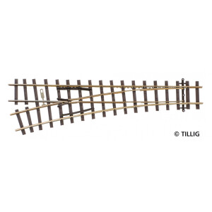 Tillig 85632 Weiche links 18° - Länge 155 mm, H0m